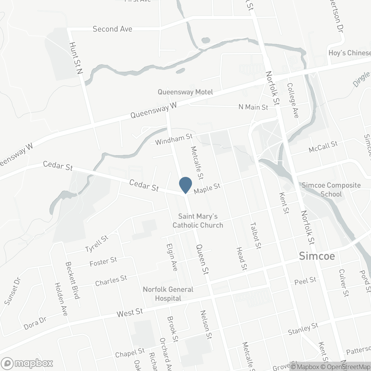 217 QUEEN Street N, Simcoe, Ontario N3Y 3Y8
